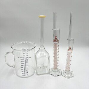 Bar ware Party Mad Scientist Lab ware Spooky Glass Flask Beaker Labora